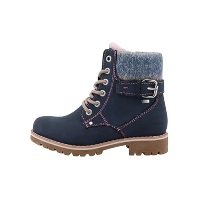 Abbildung von TOM Tailor Licence GEFÜTTERTE Snowboot/Winterstiefel für Kinder, Größe: 33, Denim Schuhe