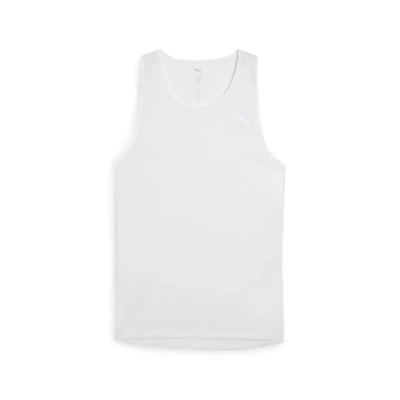 Abbildung von Puma Raceday Ultraspun Singlet Top, Herren, Größe: Large, White