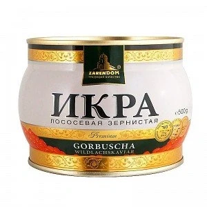 Abbildung von Kaviar Zarendom Gorbuscha Lachskaviar Premium 500 g Dose roter caviar икра