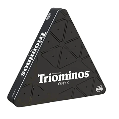 Abbildung von Goliath® Spiel Legespiel Triominos Onyx, Brettspiel Gesellschaftsspiel ab 6 Jahren