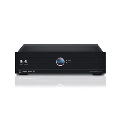 Abbildung von Oehlbach XXL Powerstation 909 High End HiFi Mehrfach Steckdose Mantelstromfilter, Überspannungsschutz &amp; Delay Funktion schwarz