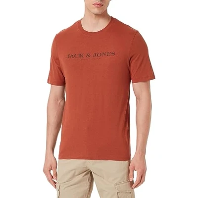 Abbildung von JACK &amp; JONES Herren Jprblacarter Ss Tee Crew Neck FST T Shirt, Sequoia, S
