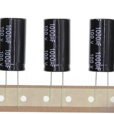 Abbildung von 10 Stück 100V 1000UF Steckbarer Aluminium Elektrolytkondensator 18x35 18 * 35mm