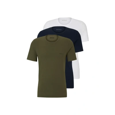 Abbildung von BOSS 3 PACK Classic Unterhemd/shirt, Herren, Größe: XL, Open green fiftynine