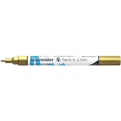 Abbildung von Schneider Acrylmarker Paint It 310 2mm gold