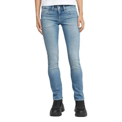 Abbildung von G STAR Midge Slim Straight Jeans Fit, Damen, Größe: 29x30, Faded alloy blue
