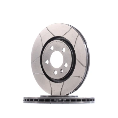 Abbildung von BREMBO MAX LINE 09.5570.75 Bremsscheibe 280 22 5 innenbelüftet, geschlitzt beschichtet mit Schrauben VOLKSWAGEN: Corrado, GOLF 3, Passat B3/B4 Variant