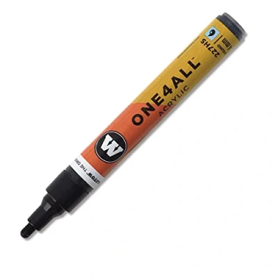 Abbildung von Molotow Permanentmarker One4All 227 HS nachfüllbar 4mm signalschwarz