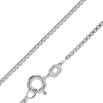 Abbildung von trendor 60569 Feine Veneziakette 925 Sterlingsilber 0,9 mm 38 60 cm