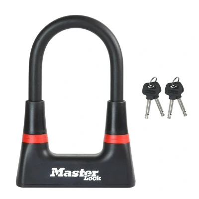 Abbildung von MASTER LOCK Bügelschloss [Schlüsselschloss] [Zertifiziertes Fahrrad Schloss] 8278EURDPRO Ideal für Fahrräder