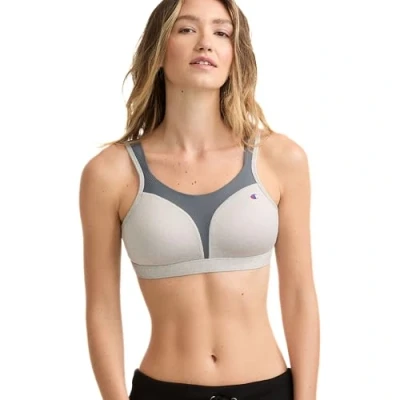 Abbildung von Champion Damen Spot Comfort Full Support Sports Bra, Oxford Heather/Medium Grey, 90E