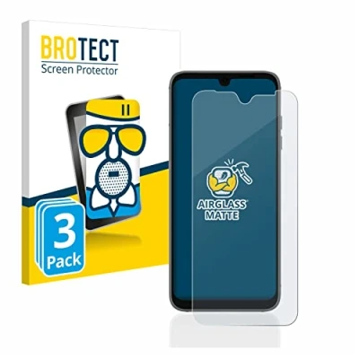 Abbildung von BROTECT Entspiegelungs Schutzglas für Fairphone 4 (3 Stück) Schutz Folie Panzerfolie Glas Matt [Extrem Kratzfest 9H, Anti Reflex, Fingerprint]