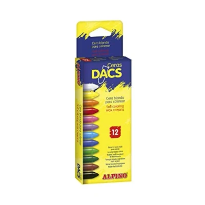 Abbildung von DACS Wachsmalstifte DA050290, 12 Stück (1er Pack)