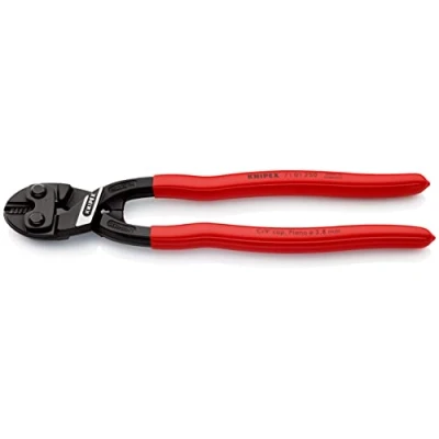Abbildung von KNIPEX CoBolt XL Kompakt Bolzenschneider mit Kunststoff überzogen schwarz atramentiert 250 mm 71 01 SB