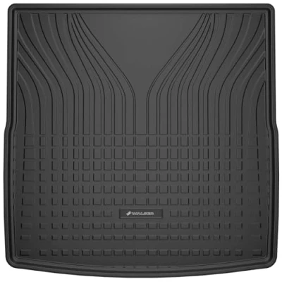 Abbildung von WALSER Premium Kofferraumwanne kompatibel mit Audi A4 Allroad B8 (8KH) 04/2009 05/2016, Avant (8K5) 2007 2015, 100% passgenaue Kofferraum Schutzmatte Made in EU, robuste Antirutschmatte Auto