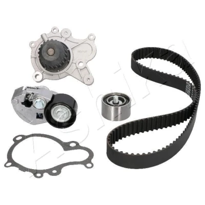 Abbildung von ASHIKA SKCH08 Wasserpumpe + Zahnriemensatz 123 28mm mit abgerundetem Zahnprofil HYUNDAI: SANTA FE 2, Tucson, Getz, KIA: Sportage II, CARENS 3