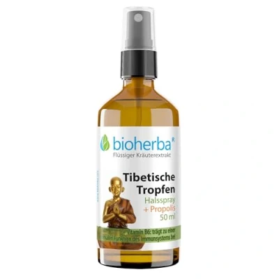 Abbildung von Halsspray Tibetische Tropfen Mit Propolis 50 ml