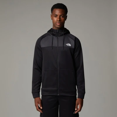 Abbildung von The North Face Reaxion FULL ZIP Hoodie Sweatjacke, Herren, Größe: XL, Black/asphalt grey