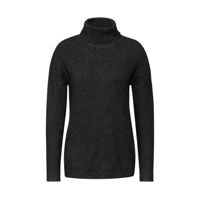 Abbildung von Cecil MIT Rollkragen Strickpullover, Damen, Größe: Large, Schwarz