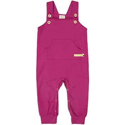Abbildung von loud + proud Kleinkinder Latzhose Dark red für Kinder, Größe: 86/92,