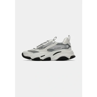 Abbildung von Steve Madden Possession Sneaker low, Damen, Größe: 39, Silver/white Schuhe