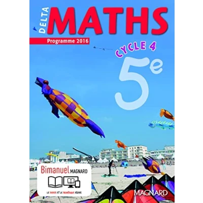 Abbildung von Delta Maths 5e (2016) manuel élève: Bimanuel Magnard : le papier + la licence numérique Elève incluse.