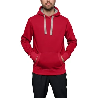 Abbildung von HRM Unisex Sweat Hoodie I Premium Kapuzenpullover für Damen &amp; Herren mit Kontrast Innenfutter Basic Pullover Hochwertige nachhaltige Kleidung
