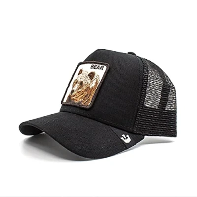 Abbildung von Goorin Bros. Unisex Erwachsene Farm Baseball Trucker Hat Baseballkappe, The Bear Black, Einheitsgröße