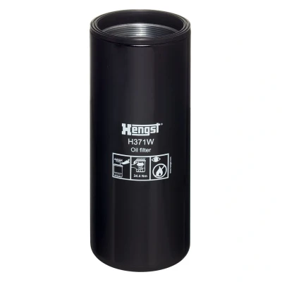 Abbildung von HENGST FILTER H371W Ölfilter M95 x 2.5 Anschraubfilter MAN: TGA