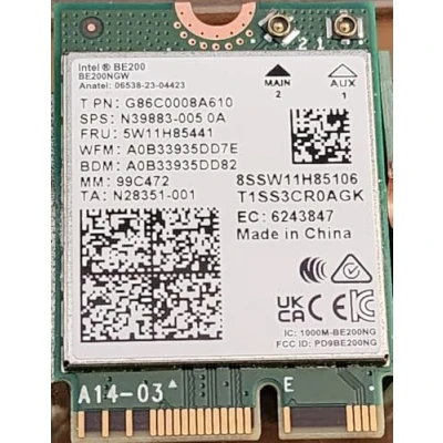Abbildung von Intel 282726 Nt Be200.ngwg.nv Wi fi 7 Be200 2230 2x2 Be+bt Kein Vpro Einzelhandel