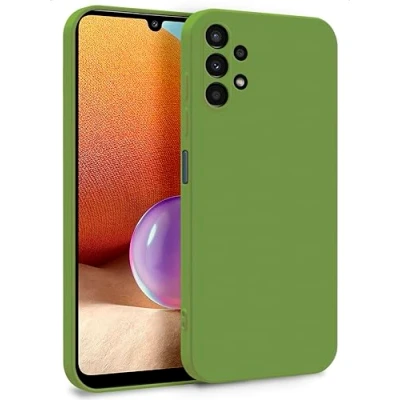 Abbildung von MyGadget Hülle für Samsung Galaxy A32 5G Zweilagige Handyhülle mit Kameraschutz Cover Innenfutter &amp; Silikon außen Grün