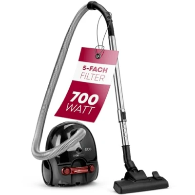 Abbildung von CLATRONIC Bodenstaubsauger BS 1300 N, mit 5 fach Mikrofiltersystem, 700 Watt