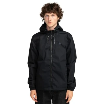 Abbildung von Element Regenjacke / wasserabweisende Jacke, Herren, Größe: Large, Black