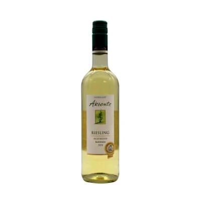 Abbildung von 6 Flaschen Moselland Akzente Riesling Weisswein, halbtrocken (6 x 0,75 l)