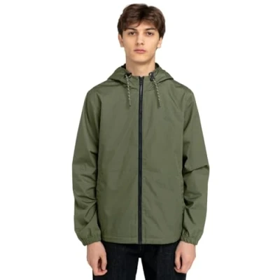 Abbildung von Element ALDERDÉPERLANTE POUR Regenjacke / wasserabweisende Jacke, Herren, Größe: XS, Green