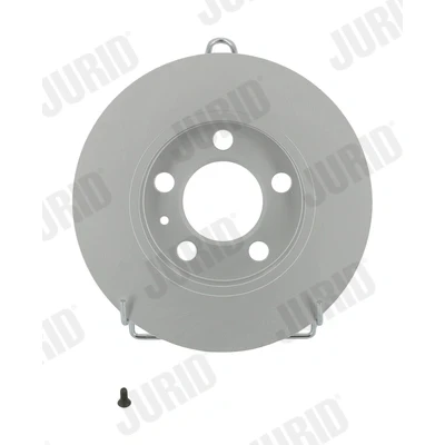 Abbildung von JURID 562177JC Bremsscheibe 239 9 5 100 voll beschichtet mit Schrauben VOLKSWAGEN: Bora Variant, Golf 4 Schrägheck, Variant
