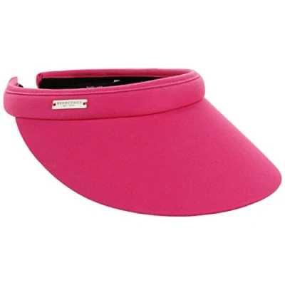 Abbildung von Seeberger Azalee Visor Baumwolle Baumwollvisor Sonnenvisor Sonnenschutz Blendschutz Strandvisor Damenvisor (One Size Fuchsia)…