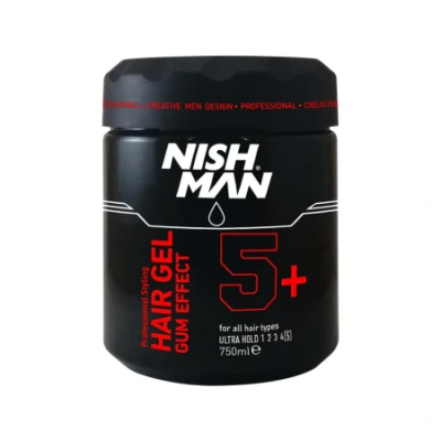 Abbildung von NISHMAN Hair Gel Gum Effect 5+ ultra hold 750 ml