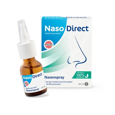 Abbildung von Nasodirect Nasenspray mit Captomucil