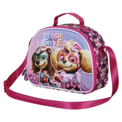 Abbildung von Paw Patrol Mighty 3D Frühstückstasche, Rosa, 25,5 x 20 cm