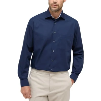Abbildung von Eterna Comfort FIT Hemd, Herren, Größe: 40x65, Navy