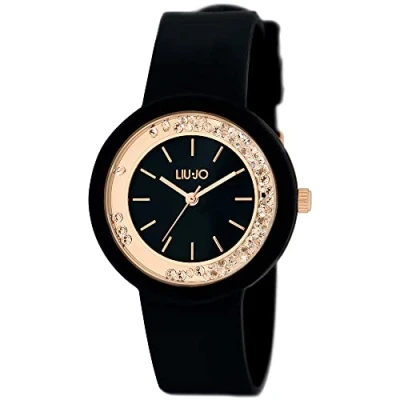 Abbildung von LIU JO Damen Analog Quarz Uhr mit Silikon Armband TLJ2201