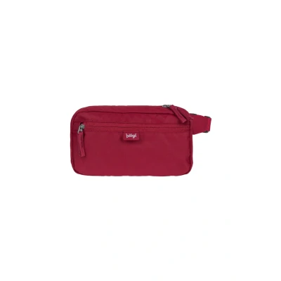 Abbildung von Baagl Bauchtasche für Damen &amp; Herren Stylische City Umhängetasche Gürteltasche Urban Hüfttasche aus wasserabweisendem, schnelltrocknendem Material (Burgundy)