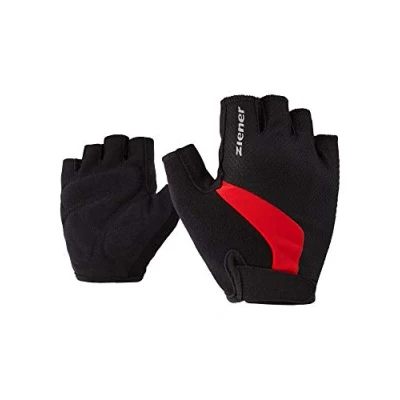 Abbildung von Ziener Erwachsene CRIDO Fahrrad , Mountainbike Radsport Handschuhe Kurzfinger atmungsaktiv/dämpfend, Red, 10