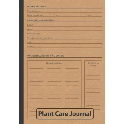 Abbildung von Plant Care Journal: Keep Track of Details, Requirements, Watering Dates, and More