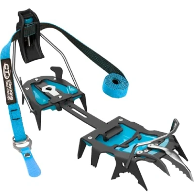 Abbildung von Climbing Technology Hyper Spike Unisex Steigeisen Erwachsene, Blau, Größe verstellbar