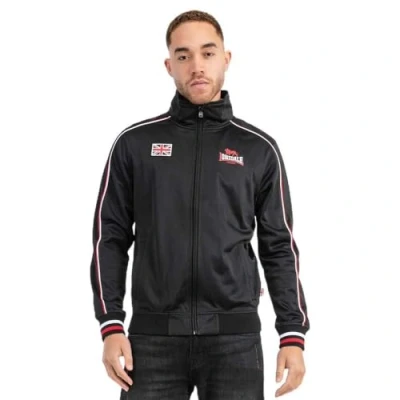 Abbildung von Lonsdale Normale Passform Skellberry Trainingsjacke, Herren, Größe: Medium, Black red white