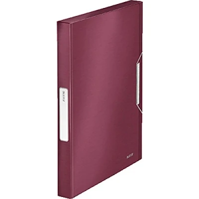Abbildung von Leitz 39560028 Ablagebox Style Style, A4, PP, 30mm, granatrot