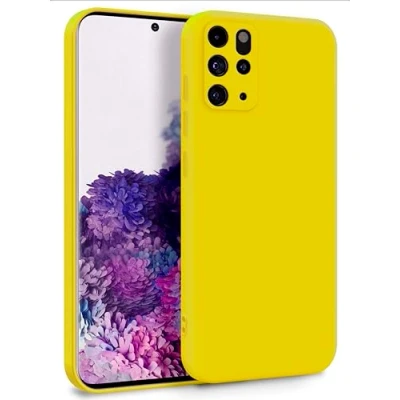 Abbildung von MyGadget Hülle für Samsung Galaxy S20 Plus Zweilagige Handyhülle mit Kameraschutz Cover Innenfutter &amp; Silikon außen Gelb