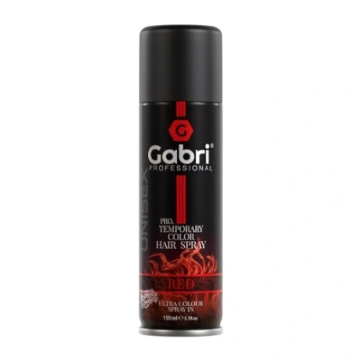 Abbildung von Gabri Color Spray 150ml Haarfarbspray Haarfarbe zum Aufsprühen Pro Temporary Hair Colour (Red, 150 ml (1er Pack))
